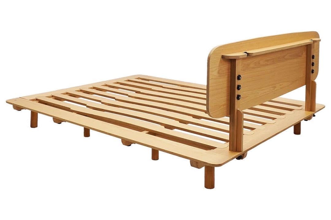 AVONEST Tool-Free Solid Wood Bed Frame: Sturdy and Stylish Design